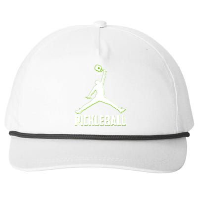 Funny Pickleball Sports Logo Snapback Five-Panel Rope Hat