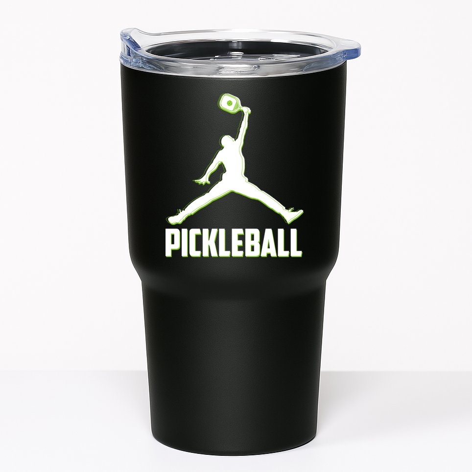 Funny Pickleball Sports Logo Tumbler