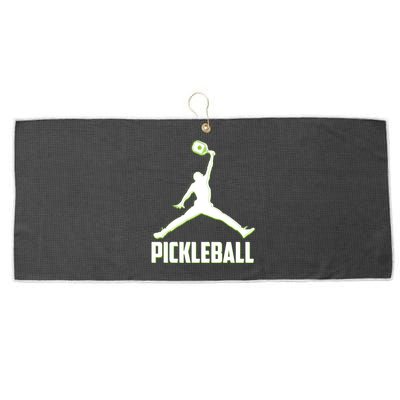 Funny Pickleball Sports Logo Large Microfiber Waffle Golf Towel