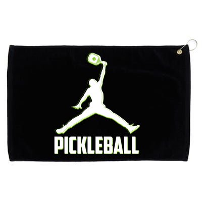 Funny Pickleball Sports Logo Grommeted Golf Towel