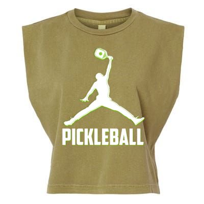 Funny Pickleball Sports Logo Garment-Dyed Women's Muscle Tee