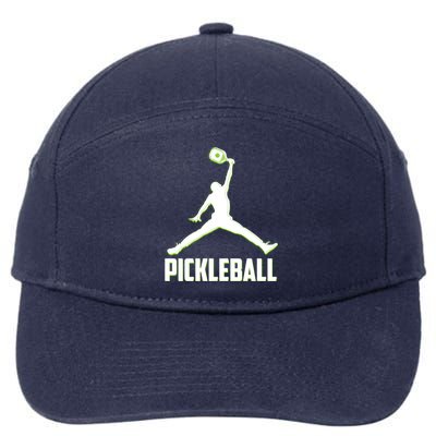 Funny Pickleball Sports Logo 7-Panel Snapback Hat