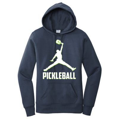 Funny Pickleball Sports Logo Women's Pullover Hoodie