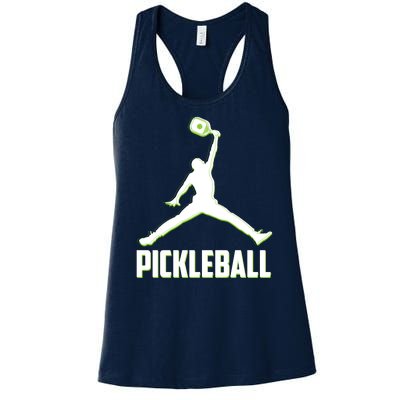 Funny Pickleball Sports Logo Women's Racerback Tank