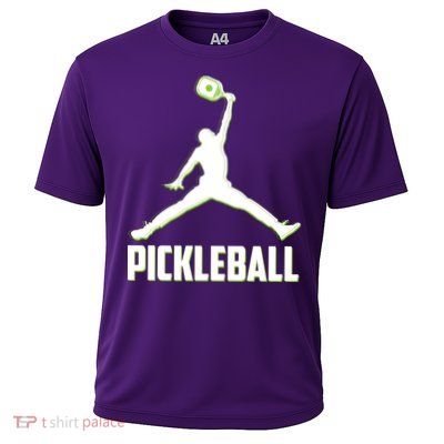 Funny Pickleball Sports Logo Cooling Performance Crew T-Shirt