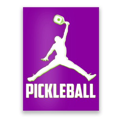 Funny Pickleball Sports Logo Poster