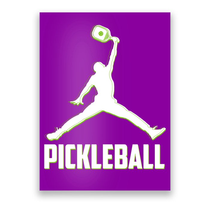 Funny Pickleball Sports Logo Poster