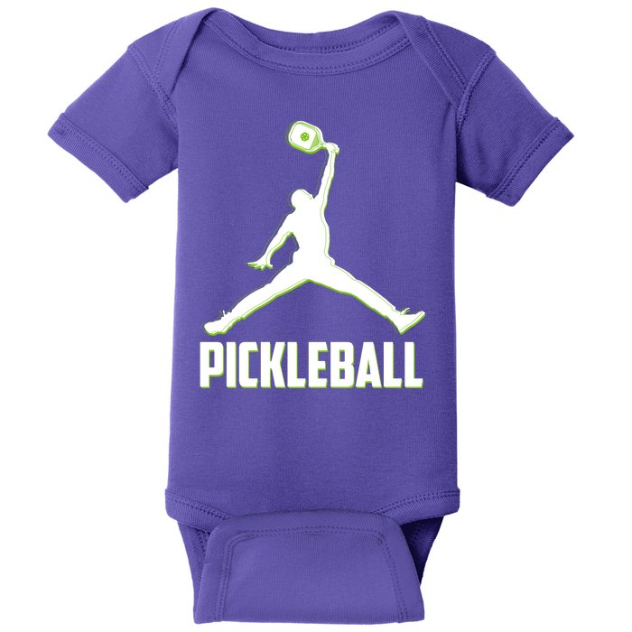 Funny Pickleball Sports Logo Baby Bodysuit