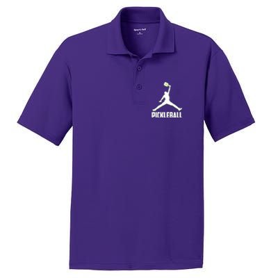 Funny Pickleball Sports Logo PosiCharge RacerMesh Polo