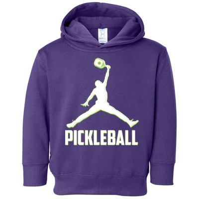 Funny Pickleball Sports Logo Toddler Hoodie