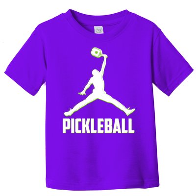 Funny Pickleball Sports Logo Toddler T-Shirt