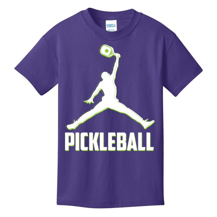 Funny Pickleball Sports Logo Kids T-Shirt