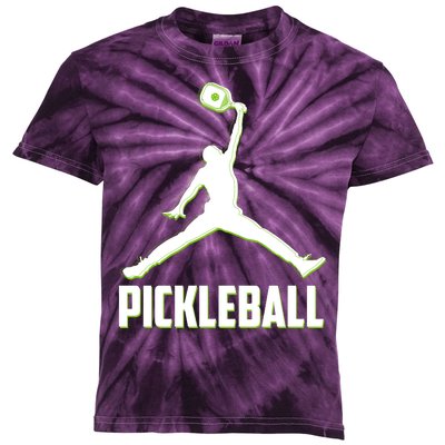 Funny Pickleball Sports Logo Kids Tie-Dye T-Shirt