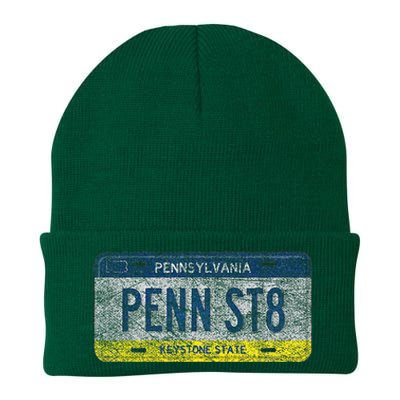 Funny Pa State Vanity License Plate Penn St8 Knit Cap Winter Beanie