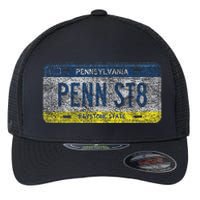 Funny Pa State Vanity License Plate Penn St8 Flexfit Unipanel Trucker Cap