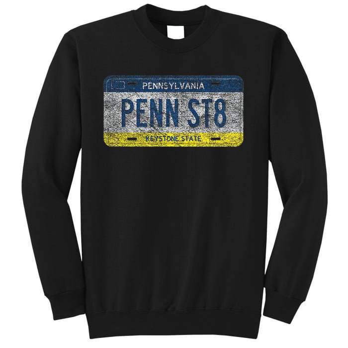 Funny Pa State Vanity License Plate Penn St8 Sweatshirt