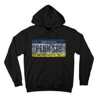 Funny Pa State Vanity License Plate Penn St8 Tall Hoodie