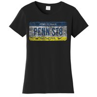 Funny Pa State Vanity License Plate Penn St8 Women's T-Shirt