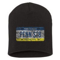 Funny Pa State Vanity License Plate Penn St8 Short Acrylic Beanie