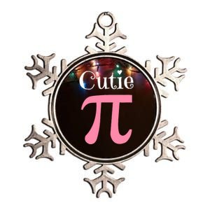 Funny Pi Symbol Cutie Pie National Pi Day Tee Gift Metallic Star Ornament