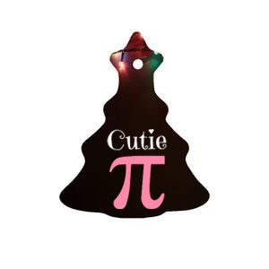 Funny Pi Symbol Cutie Pie National Pi Day Tee Gift Ceramic Tree Ornament