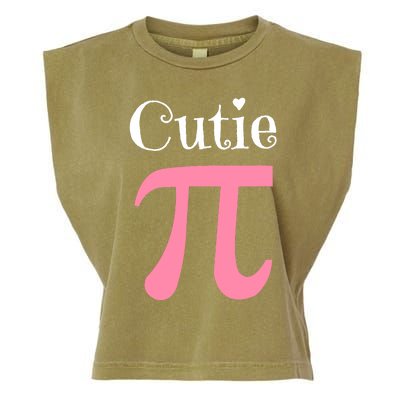 Funny Pi Symbol Cutie Pie National Pi Day Tee Gift Garment-Dyed Women's Muscle Tee