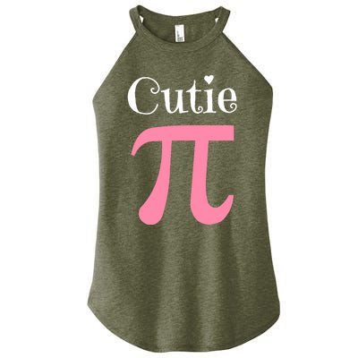 Funny Pi Symbol Cutie Pie National Pi Day Tee Gift Women’s Perfect Tri Rocker Tank