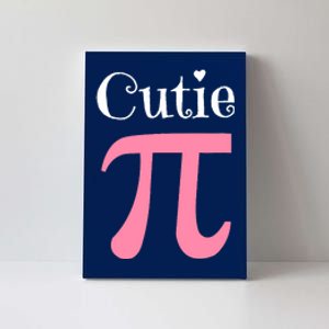 Funny Pi Symbol Cutie Pie National Pi Day Tee Gift Canvas