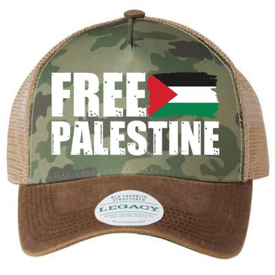 Free Palestine Support Stand With Palestine Legacy Tie Dye Trucker Hat