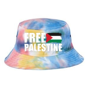 Free Palestine Support Stand With Palestine Tie Dye Newport Bucket Hat