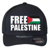 Free Palestine Support Stand With Palestine Flexfit Unipanel Trucker Cap