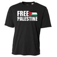 Free Palestine Support Stand With Palestine Cooling Performance Crew T-Shirt