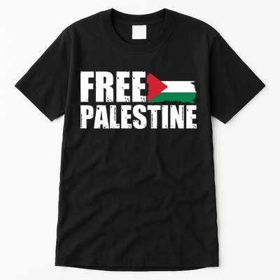 Free Palestine Support Stand With Palestine Tall T-Shirt