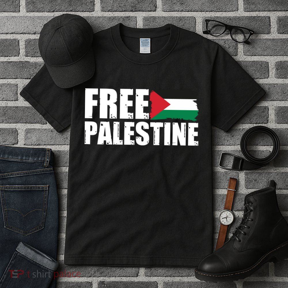 Free Palestine Support Stand With Palestine Tall T-Shirt