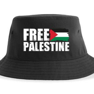 Free Palestine Support Stand With Palestine Sustainable Bucket Hat