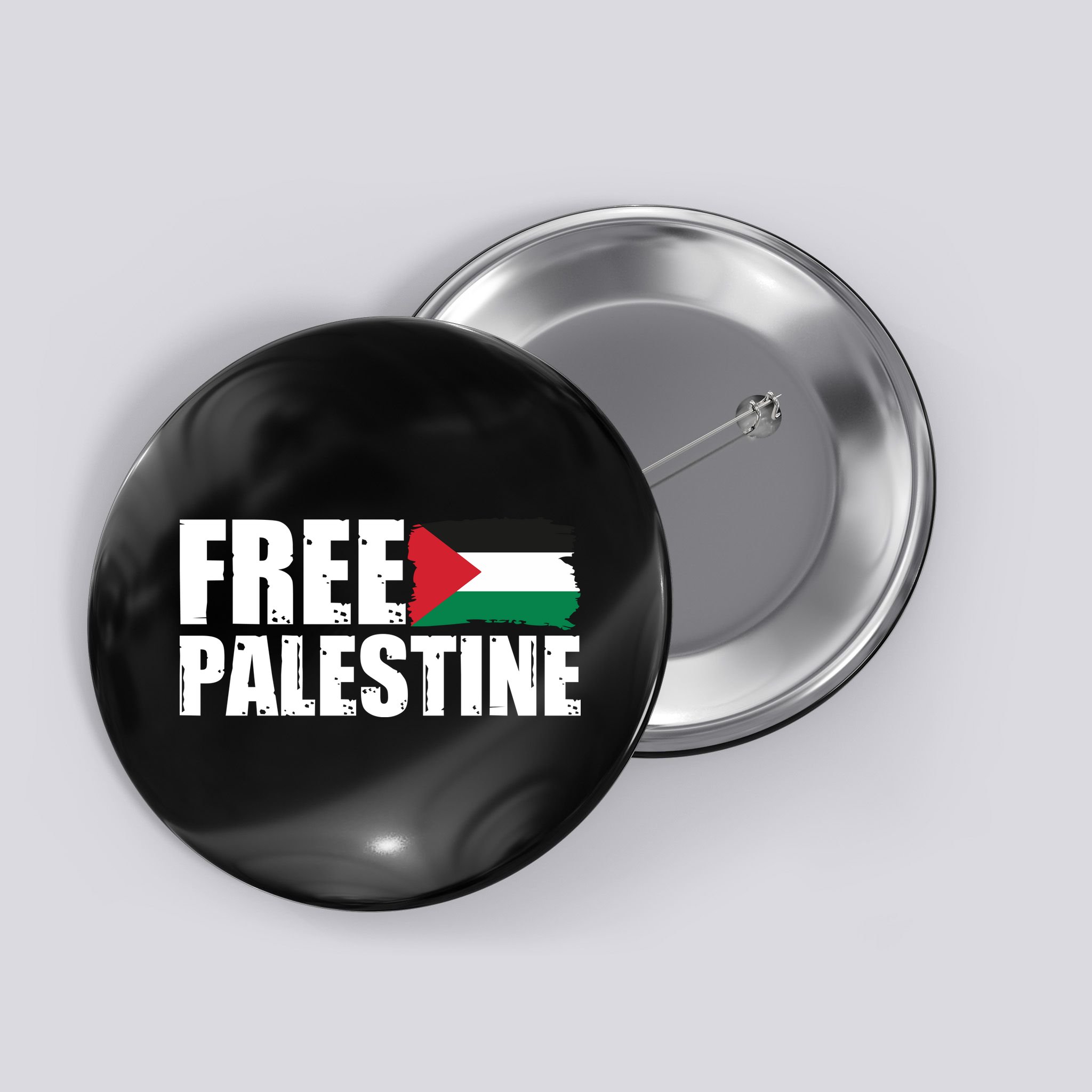 Free Palestine Support Stand With Palestine Button
