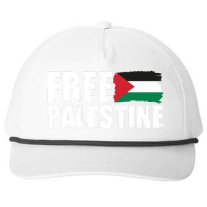 Free Palestine Support Stand With Palestine Snapback Five-Panel Rope Hat