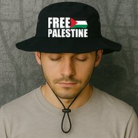 Free Palestine Support Stand With Palestine Bucket Hat