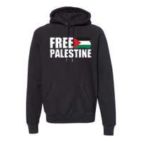 Free Palestine Support Stand With Palestine Premium Hoodie