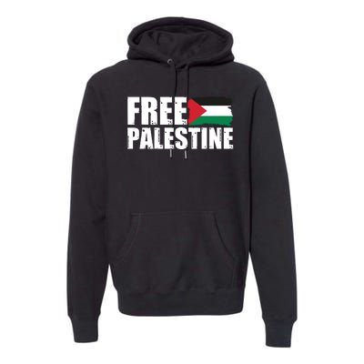 Free Palestine Support Stand With Palestine Premium Hoodie