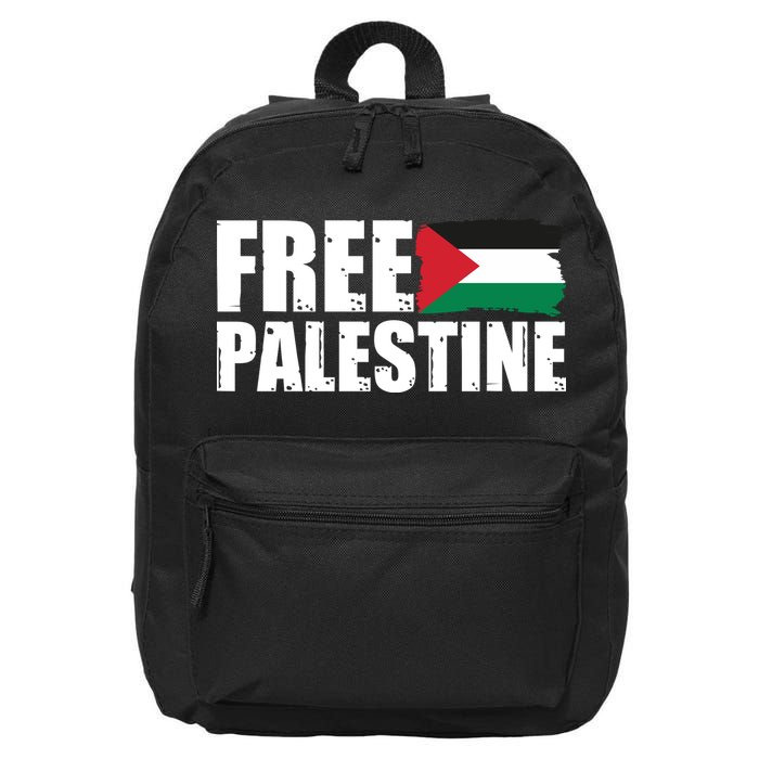 Free Palestine Support Stand With Palestine 16 in Basic Backpack