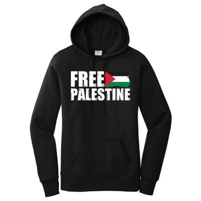 Free Palestine Support Stand With Palestine Women's Pullover Hoodie