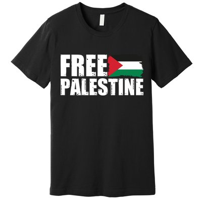 Free Palestine Support Stand With Palestine Premium T-Shirt
