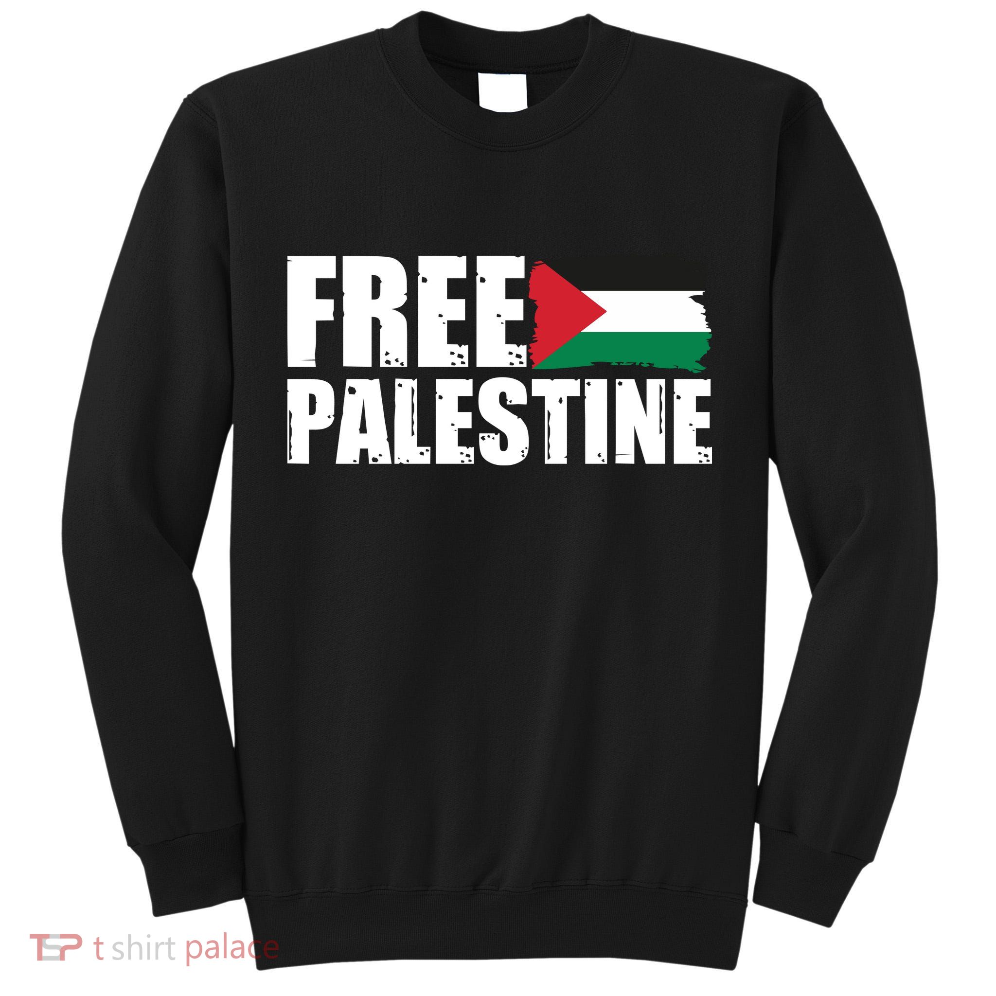 Free Palestine Support Stand With Palestine Tall Sweatshirt