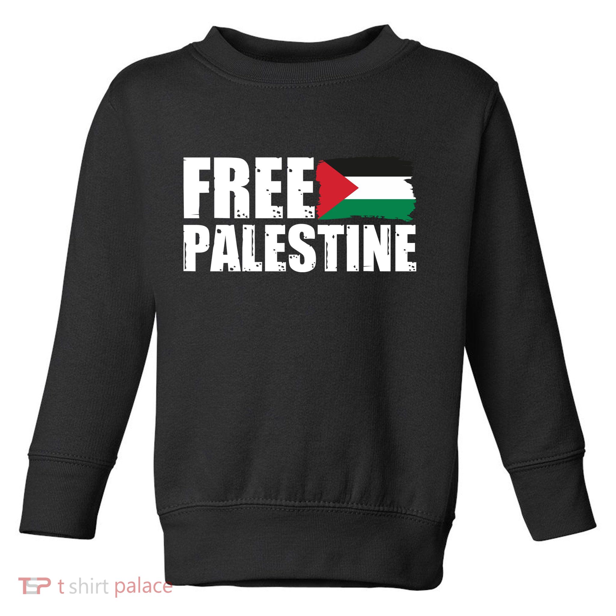Free Palestine Support Stand With Palestine Toddler Sweatshirt