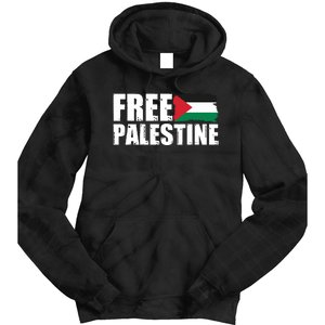 Free Palestine Support Stand With Palestine Tie Dye Hoodie