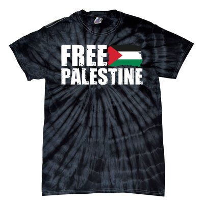 Free Palestine Support Stand With Palestine Tie-Dye T-Shirt