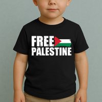Free Palestine Support Stand With Palestine Toddler T-Shirt