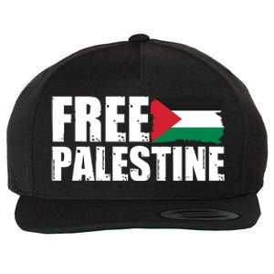 Free Palestine Support Stand With Palestine Wool Snapback Cap