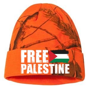 Free Palestine Support Stand With Palestine Kati Licensed 12" Camo Beanie